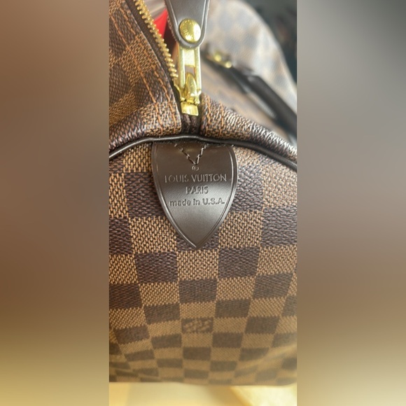 $1,390 USE LOUIS VUITTON SPEEDY DAMIER EBENE CANVAS - Picture 7 of 17